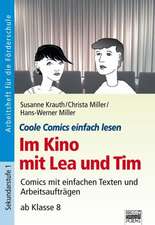 Coole Comics einfach lesen - Im Kino mit Lea und Tim