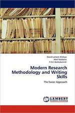 Modern Research Methodology and Writing Skills