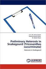 Preliminary Heterosis in Snakegourd (Tricosanthes cucurminata)