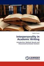 Interpersonality in Academic Writing