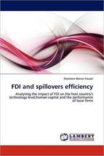 FDI and spillovers efficiency