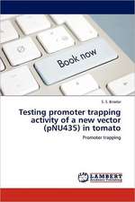 Testing promoter trapping activity of a new vector (pNU435) in tomato