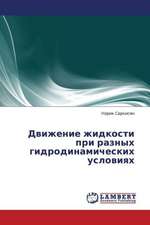 Dvizhenie zhidkosti pri raznykh gidrodinamicheskikh usloviyakh