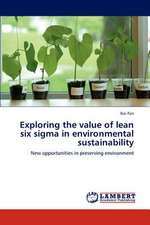 Exploring the value of lean six sigma in environmental sustainability