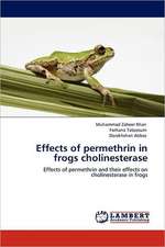 Effects of permethrin in frogs cholinesterase