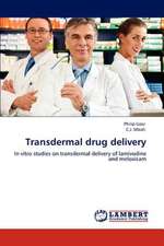 Transdermal drug delivery