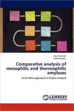 Comparative analysis of mesophilic and thermophilic amylases