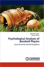 Psychological Analysis of Baseball Players