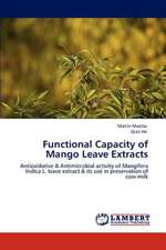 Functional Capacity of Mango Leave Extracts