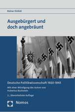 Fachplanung: Deutsche Politikwissenschaft 1920-1945