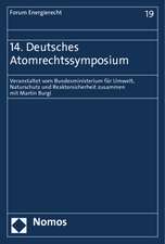 14. Deutsches Atomrechtssymposium