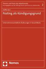 Posting als Kündigungsgrund