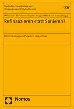 Refinanzieren statt Sanieren?