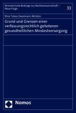 Grund Und Grenzen Einer Verfassungsrechtlich Gebotenen Gesundheitlichen Mindestversorgung: Jahrbuch Zur Organisation Fur Sicherheit Und Zusammenarbeit in Europa (Osze)