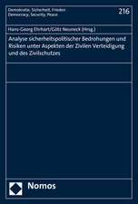 Analyse Sicherheitspolitischer Bedrohungen Und Risiken Unter Aspekten Der Zivilen Verteidigung Und Des Zivilschutzes: Minderheitenrechte Und Agendakontrolle Im Legislativen Entscheidungsprozess