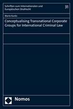 Conceptualising Transnational Corporate Groups for International Criminal Law