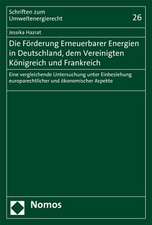 Die Förderung Erneuerbarer Energien in Deutschland, dem Vereinigten Königreich und Frankreich