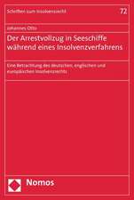 Der Arrestvollzug in Seeschiffe während eines Insolvenzverfahrens