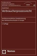 Verbraucherprozessrecht