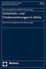 Sicherheits- und Friedensordnungen in Afrika