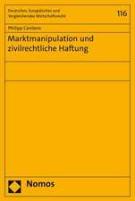 Marktmanipulation und zivilrechtliche Haftung