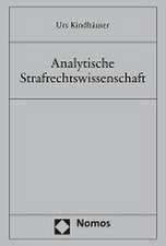 Analytische Strafrechtswissenschaft