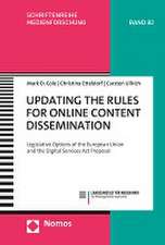 Updating the Rules for Online Content Dissemination