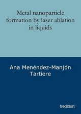 Menéndez-Manjón Tartiere, A: Metal nanoparticle formation by