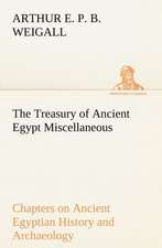 The Treasury of Ancient Egypt Miscellaneous Chapters on Ancient Egyptian History and Archaeology