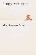 Miscellaneous Prose