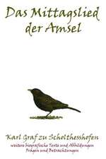 Das Mittagslied Der Amsel: Manipulation