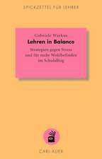 Lehren in Balance