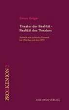 Theater der Realität - Realität des Theaters