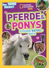 Pferde & Ponys Sticker-Rätsel-Buch mit über 1000 Stickern