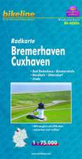 Bikeline Radkarte Deutschland Bremerhaven Cuxhaven 1 : 75 000