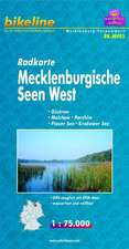 Bikeline Radkarte Deutschland Mecklenburgische Seen West 1 : 75 000