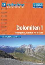 Hikeline Dolomiten 01. 1 : 50 000