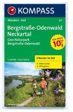 Bergstraße - Odenwald - Neckartal 1 : 50 000