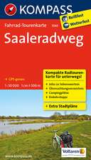 Saaleradweg - Von Münchberg nach Schönebeck (Elbe) 1 : 50 000