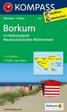 Borkum im Nationalpark Niedersächsisches Wattenmeer 1 : 15 000