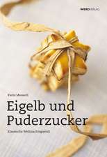 Eigelb und Puderzucker