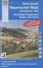 Naturpark Bayerischer Wald-West 1 : 50 000. Umgebungskarte