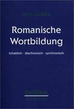 Handbuch Romanische Wortbildung