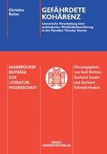 Gefährdete Kohärenz. Literarische Verarbeitung einer ambivalenten Wirklichkeitserfahrung in den Novellen Theodor Storms