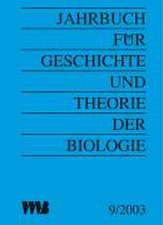 Jahrbuch für Geschichte und Theorie der Biologie