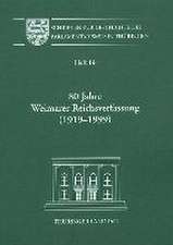 Dreyer, M: 80 Jahre Weimarer Reichsverfassung (1919-1999)