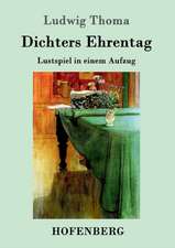 Dichters Ehrentag