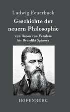 Geschichte der neuern Philosophie