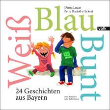 Weiß Blau Bunt