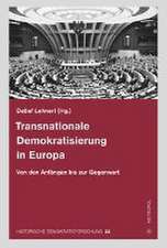 Transnationale Demokratisierung in Europa